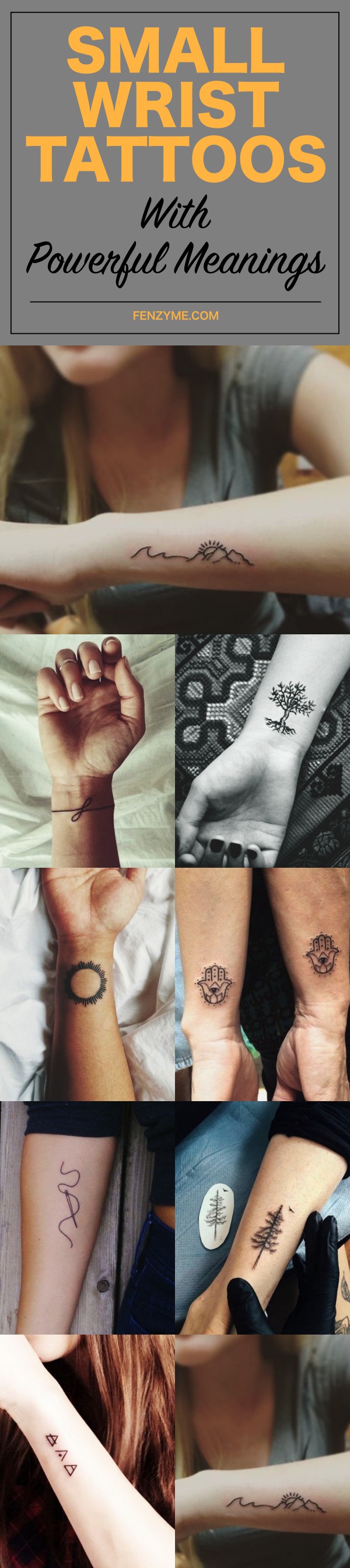 Small Wrist Tattoos with Powerful Meanings