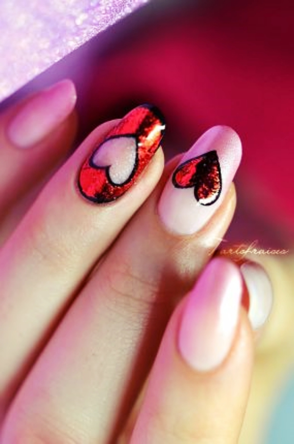 Lovely-Valentines-Day-Nail-Art-Designs