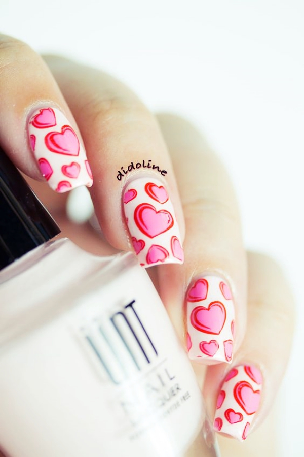 40 Lovely Valentines Day Nail Art Designs 2019 - Fashion Enzyme