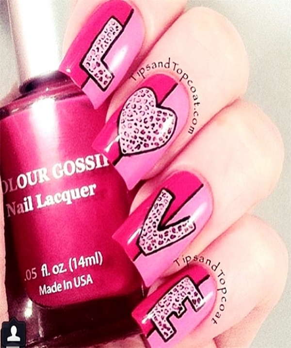 Lovely-Valentines-Day-Nail-Art-Designs