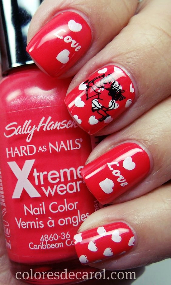 Lovely-Valentines-Day-Nail-Art-Designs