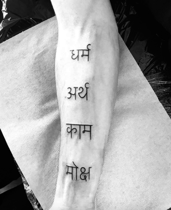 42 Powerful Sanskrit Tattoo Ideas with Deep Meanings - Fashion Enzyme