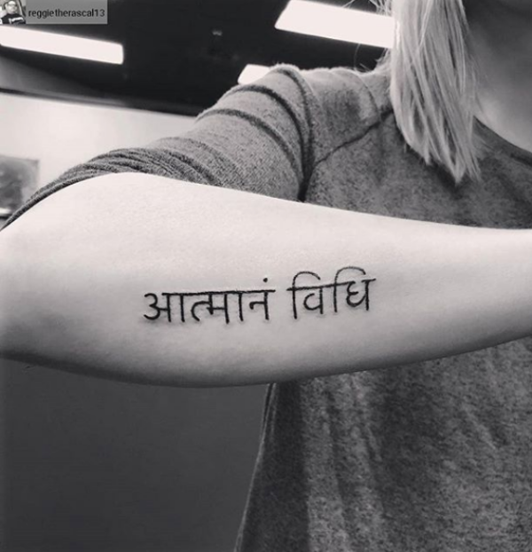 42 Powerful Sanskrit Tattoo Ideas with Deep Meanings - Fashion Enzyme